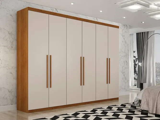 Roupeiro 6 Portas Super Premium 100%MDF s543