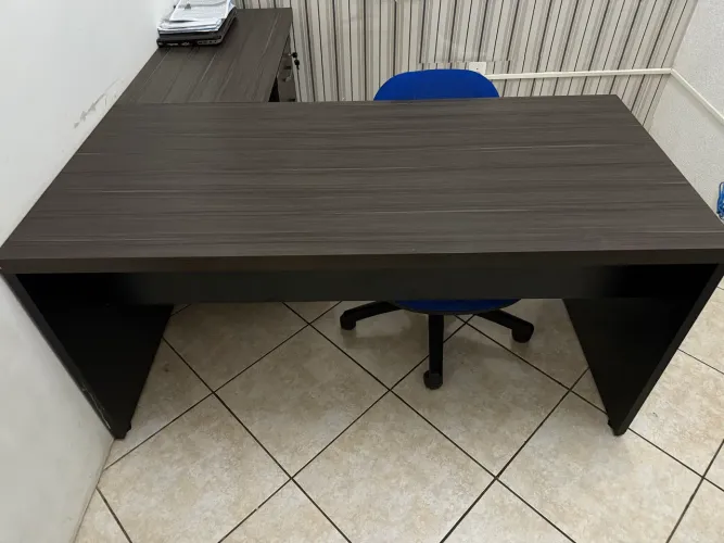 Mesa de Escritório em L - Moderna gebb work 