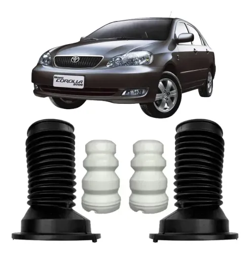 Batente Coifa Amortecedor Dianteiro Corolla 03 04 05 06 Kit Batente Amortecedor Dianteiro