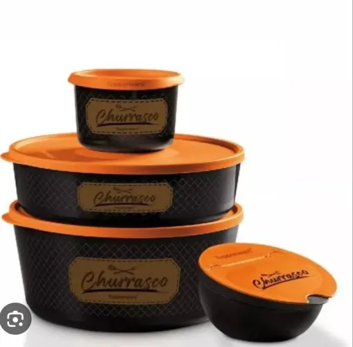 Conjunto Tupperware Churrasco - Organização e Estilo