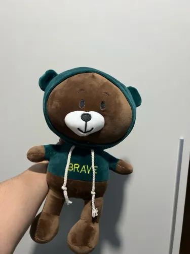 Ursinho de pelúcia com moletom