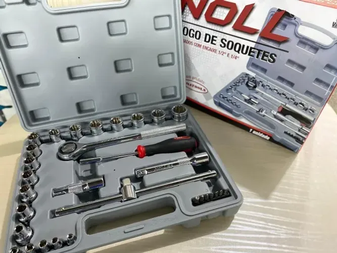 Jogo De Soquete Estriados 31 Peças Noll
