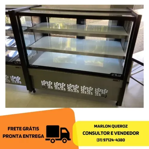 Balcão Vitrine Seco Polar 1,25M