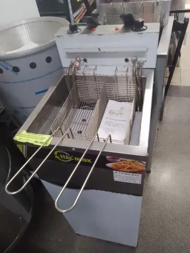 FRITADEIRA AGUA E OLEO 8000W ITAL INOX NOVA