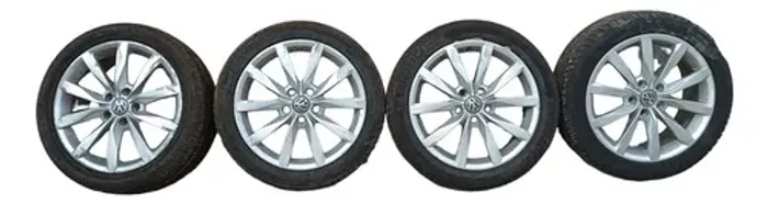 Jogo Roda Pneu Meia Vida Vw Golf Tsi Mk7 2015 2016