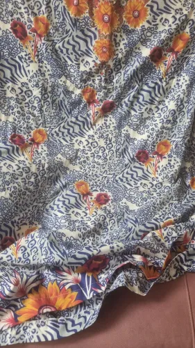 Kaftan indiana estampada floral T único 