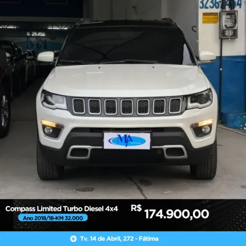 Jeep Compass Limited 2.0 4X4 Diesel 16V Aut. 2018