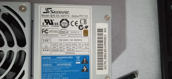 fonte atx para pc positivo master d570
