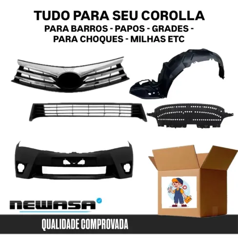 Peças para Corolla - Para-choques, grades, etc. ( Asa de urubu ) 