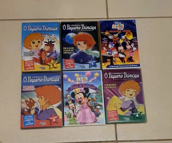 6 DVD`s Infantis