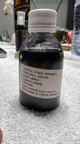Tinta Cinza Mineral BMW com 100ml