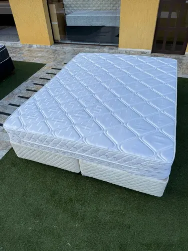 Colchão de Casal QUEEN COM BASE GAVETAS - Entrego!