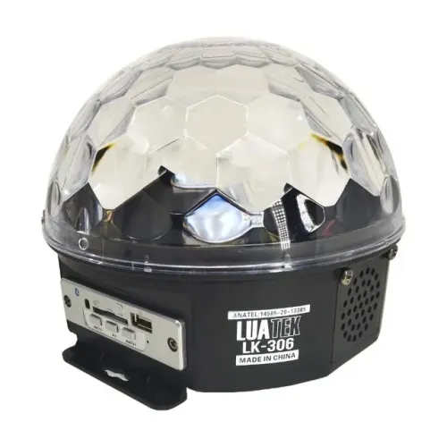 globo magico led de luz led rgb controle e usb lk306 9 cores