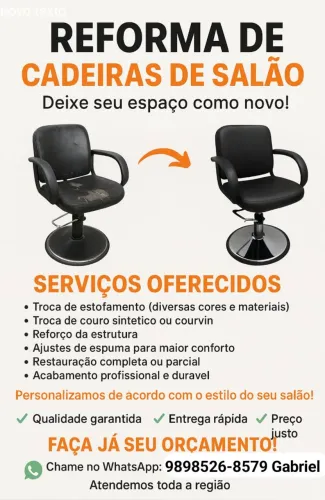 REFORMA DE CADEIRAS:: SALÃO