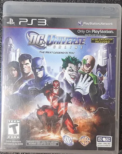 Dc universe online ps3 semi-novo