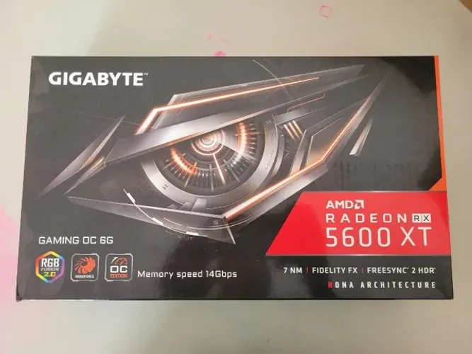 Placa De Vídeo Gigabyte Amd Radeon Rx 5600 Xt Gaming Oc 6gb