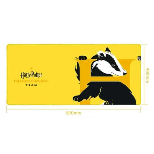 Mousepad Gamer Redragon Harry Potter Lufa-Lufa, 400x900x4mm, Tamanho L, Amarelo - WZetta
