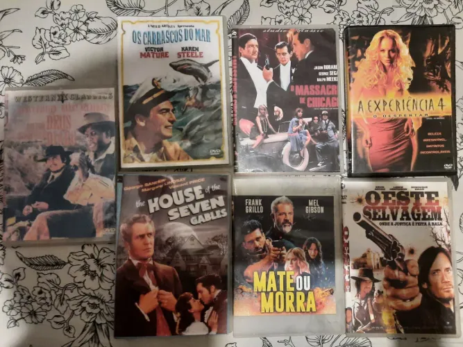 7 DVDS AUTOURADOS