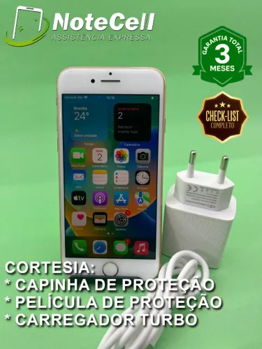 Celular iPhone 8 Rose 64Gb - 3 Meses de Garantia!!!