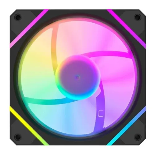 Cooler Fan Aigo Darkflash DM12 F, ARGB, 120mm, Preto - DM12F-BK
