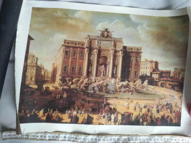 Pintura de aquartelamento de Fontana de Trevi