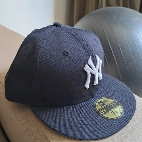 Bone Aba Reta New Era NY 59Fifty Navy Cooperstown 7 5/8