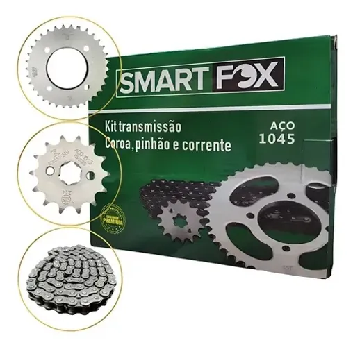 Kit Relação Transmissão Biz 125 Biz 110i Pop 100 Smartfox