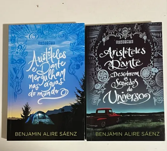 livros Aristoteles e Dante de Benjamin Alire