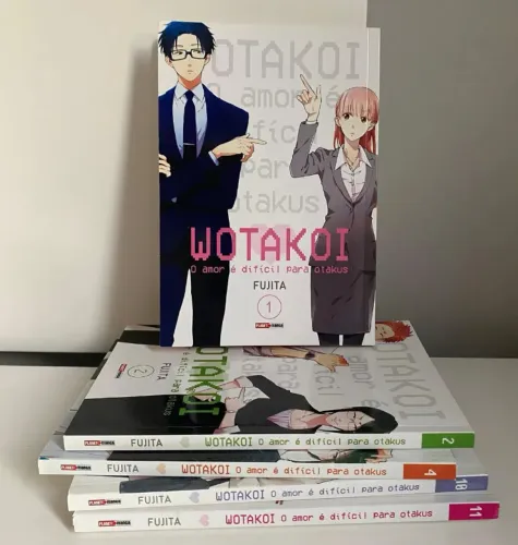Mangá: Wotakoi: O Amor é Difícil para Otakus vol. 1,2,4,10,11
