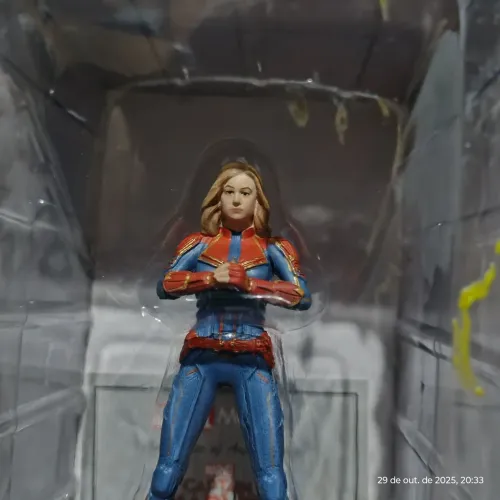 Coleção Eaglemoss Marvel Cinema antigo. Capitã Marvel.