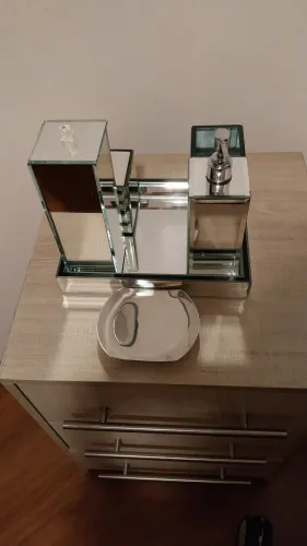 Kit Banheiro Espelhado Elegante