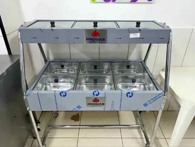BUFFET 6 CUBAS QUENTES E 3 FRIAS
