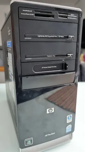 Kit PC Completo - Placa-Mãe ASUS P5KPL-SE + Core 2 Duo + 2GB RAM + Cooler + Gabinete HP