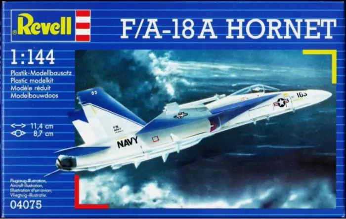 AVIÃO F/A-18 A HORNET [Revell] 1:144 - Plastimodelismo [novo]