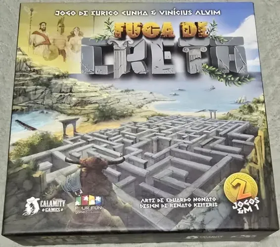 Jogo de Tabuleiro Fuga de Creta