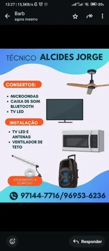 Ventilador  de teto 