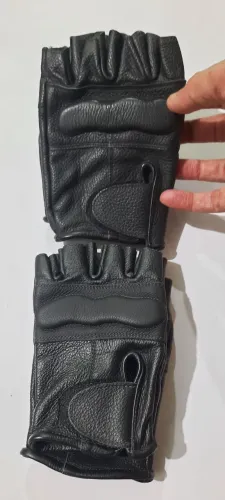 Kit 4 Luvas Bike Moto Academia de Couro Novas Legítimo Novas<br>Ciclismo