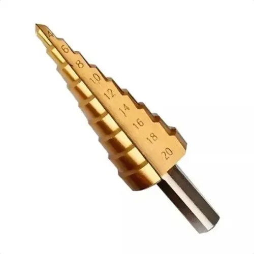 Broca Escalonada 4mm a 20MM Aço Rápido - Heavy Duty