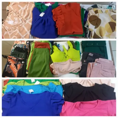 BAIXOU O PREÇO- LOJISTA - OPORTUNIDADE p/ LUCRAR LOTE c/ 85 peças de roupas FEM.