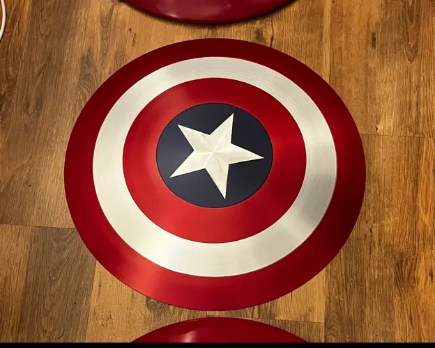escudo capitão America Marvel réplica de metal cosplay colecionável