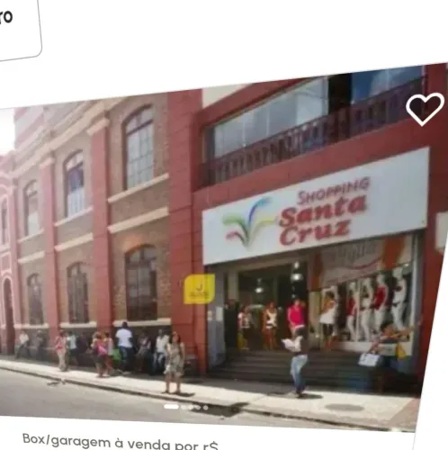 Garagem  vende no  Santa cruz shopping  Aceito carro  na troca. 