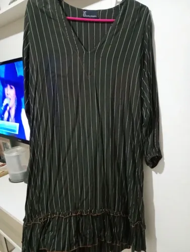 Vestido com manga 3/4 Maria Donata