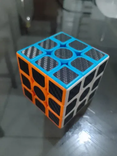 Cubo mágico colorido 3x3 profissional