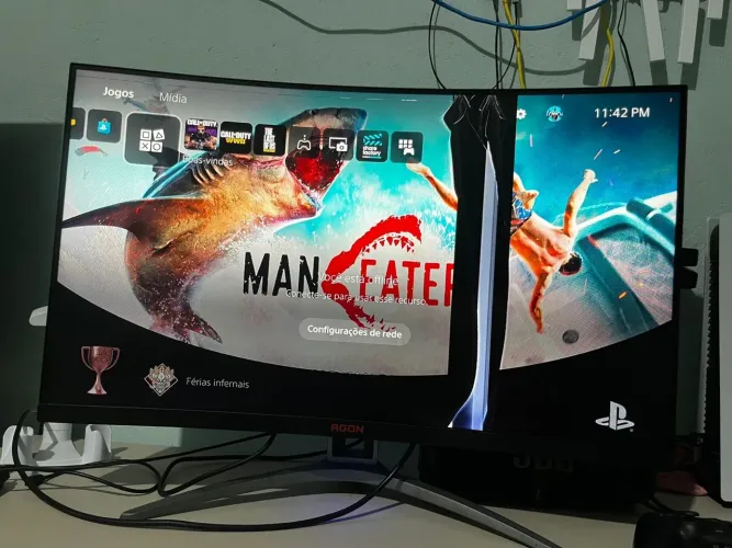Monitor Gamer AOC AGON (COM DEFEITO)