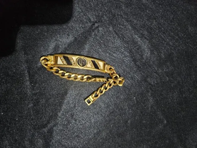 Pulseira Corinthians CP Retro Banhada a Ouro Oficial