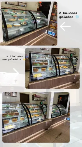 Balcão de padaria e lanchonete 