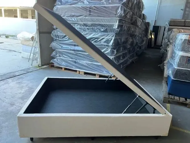 Só Até o Dia dos Pais ? Base Baú Casal com Desconto de Fábrica e Entrega Rápida!"<br>