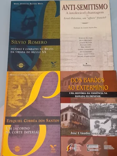 Livros de História: Anti-semitismo, Jacobino, Barões e Dilemas do Século XX