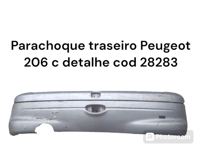 Para-choque traseiro Peugeot 206