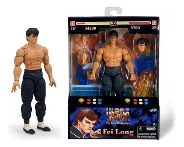 Action Figure Fei Long Street Fighter II